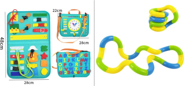 Preschool Sensory Busy Book