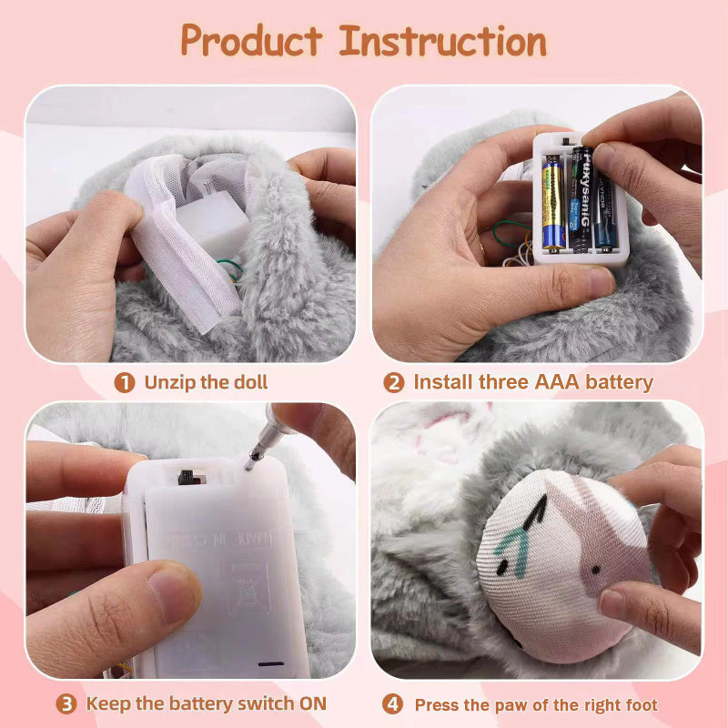 Soothing Rabbit Comforter for Babies