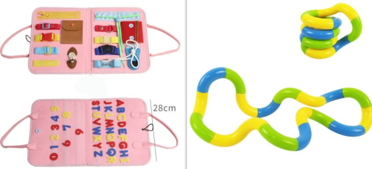 Preschool Sensory Busy Book