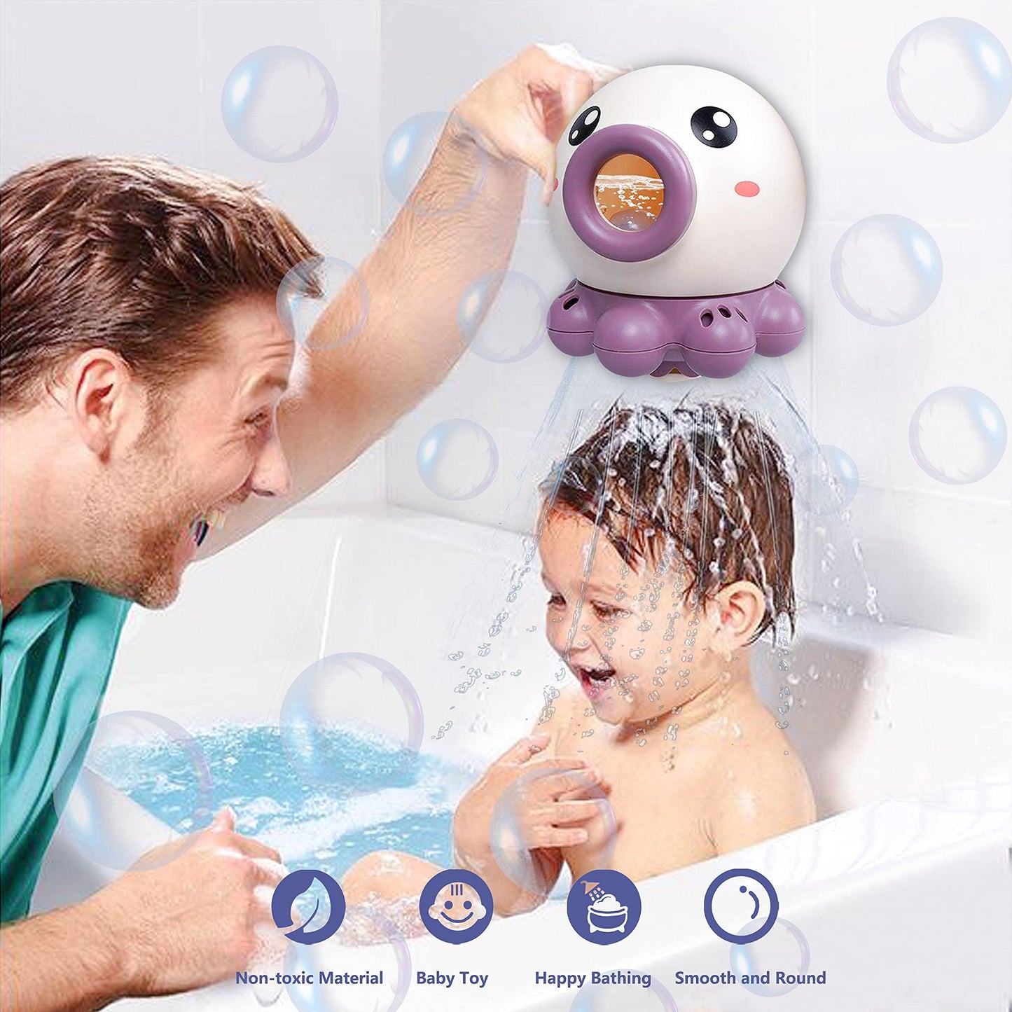 Rotating Water Jet Fountain Toy