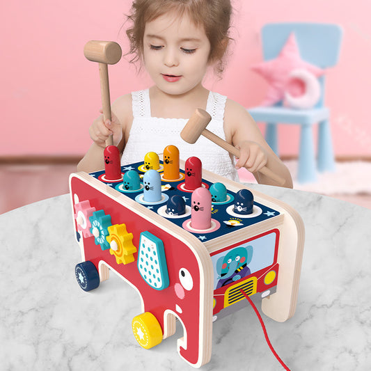 Kids Wooden Musical Pounding Toy