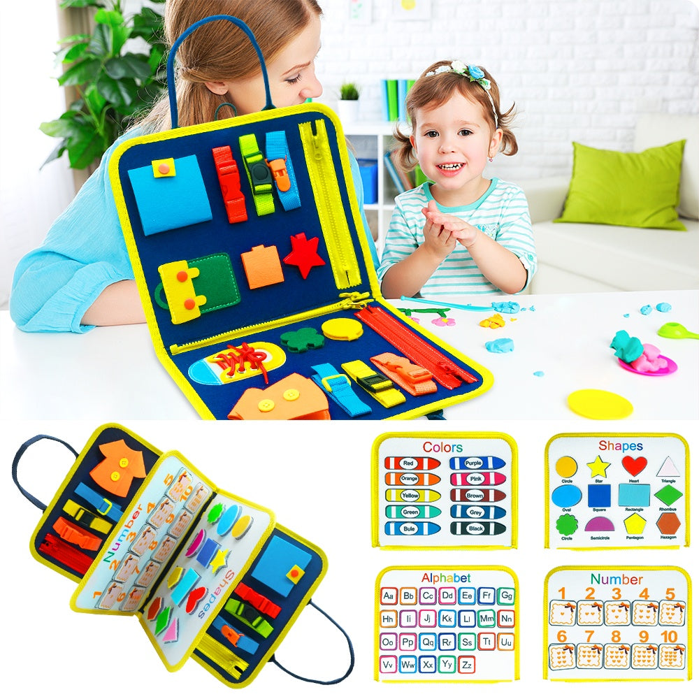 Preschool Sensory Busy Book
