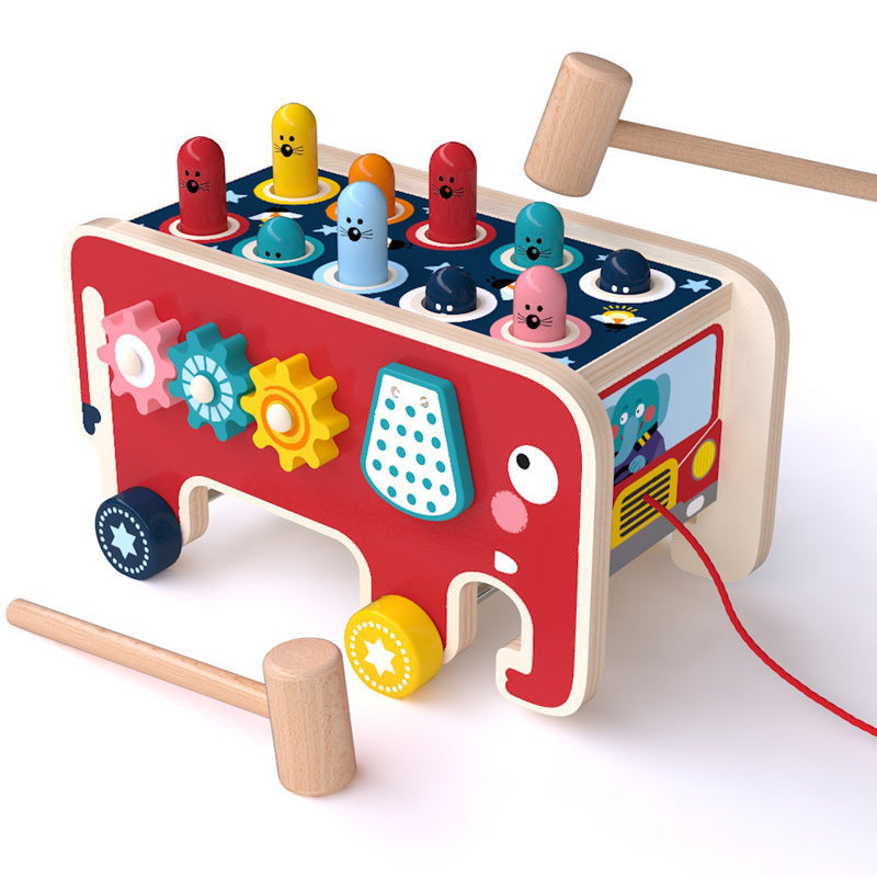 Kids Wooden Musical Pounding Toy