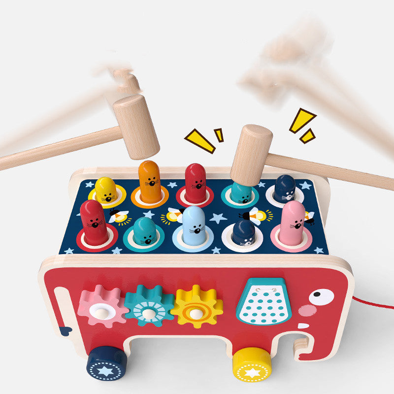 Kids Wooden Musical Pounding Toy